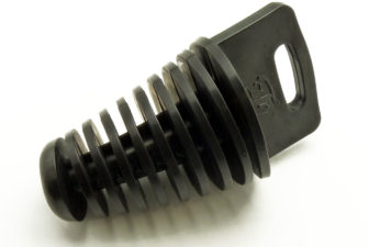pitbike gumová ucpávka výfuku černá 35-55mm