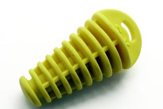 pitbike gumová ucpávka výfuku žlutá 25-45mm