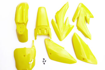 pitbike sada plastů CRF70 žluté