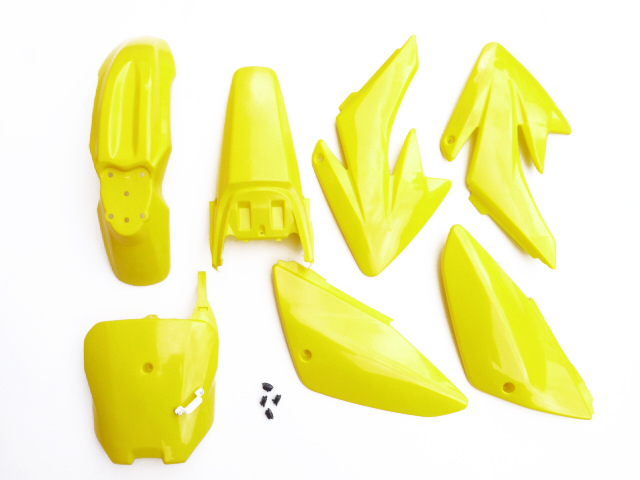 pitbike sada plastů CRF70 žluté